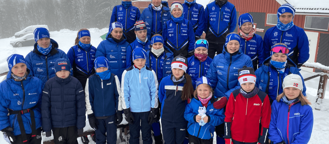 Bildet viser gruppebilde av Odal Skiklubb